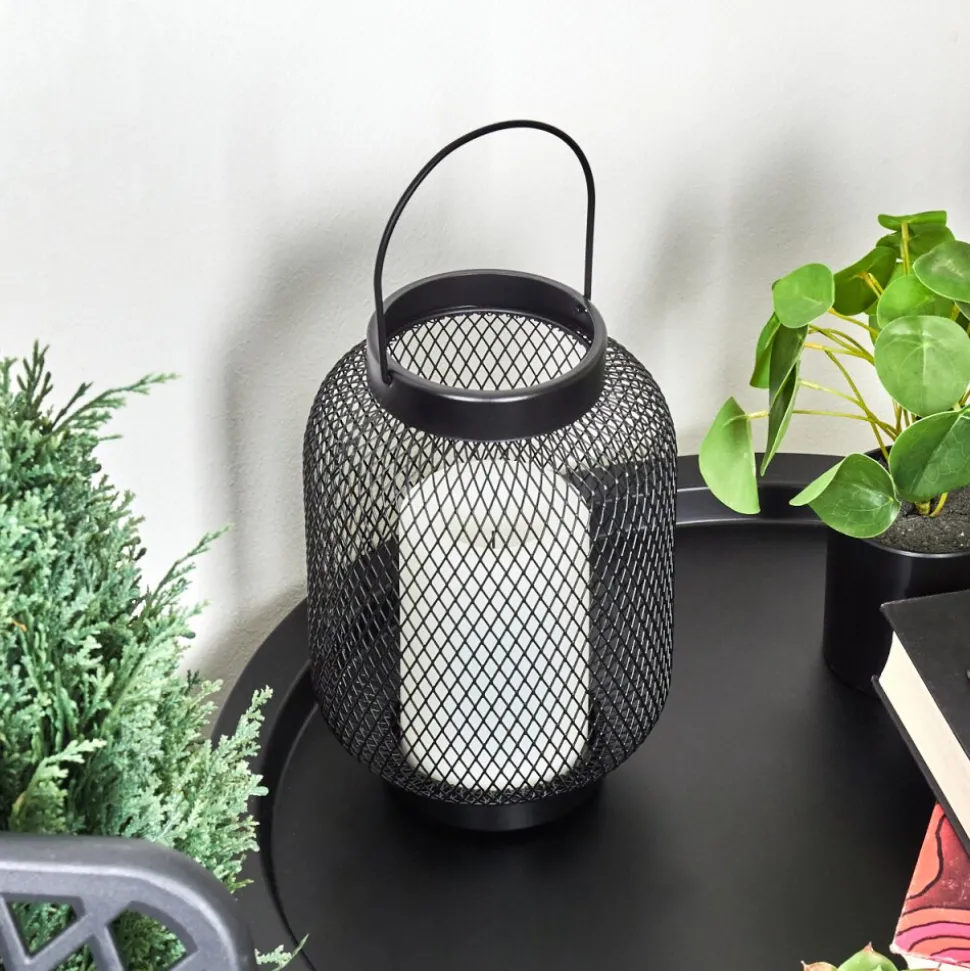 Lampe Solaires Anjullan Led Noir, 1 Lumiere