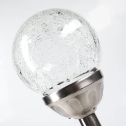 Lampe Solaires Carbonia Led Nickel Mat, 1 Lumiere