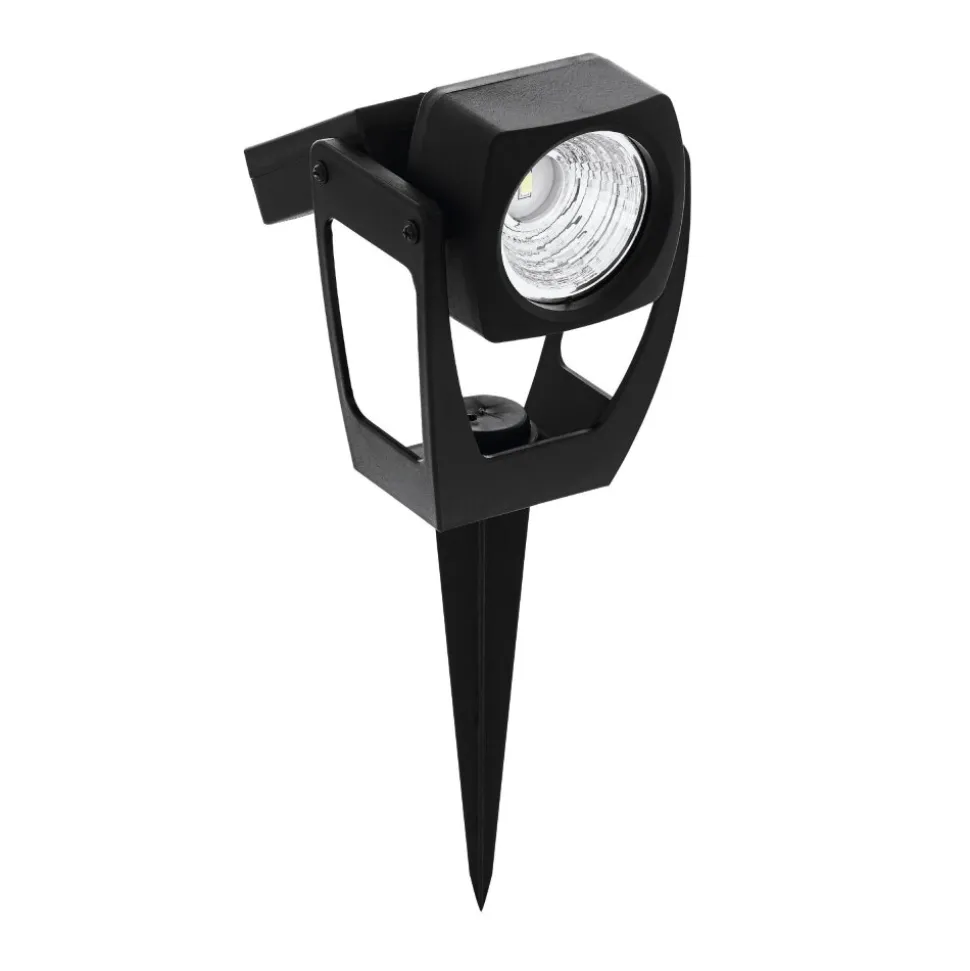 Lampe Solaires Eglo Flood Led Noir, 1 Lumiere