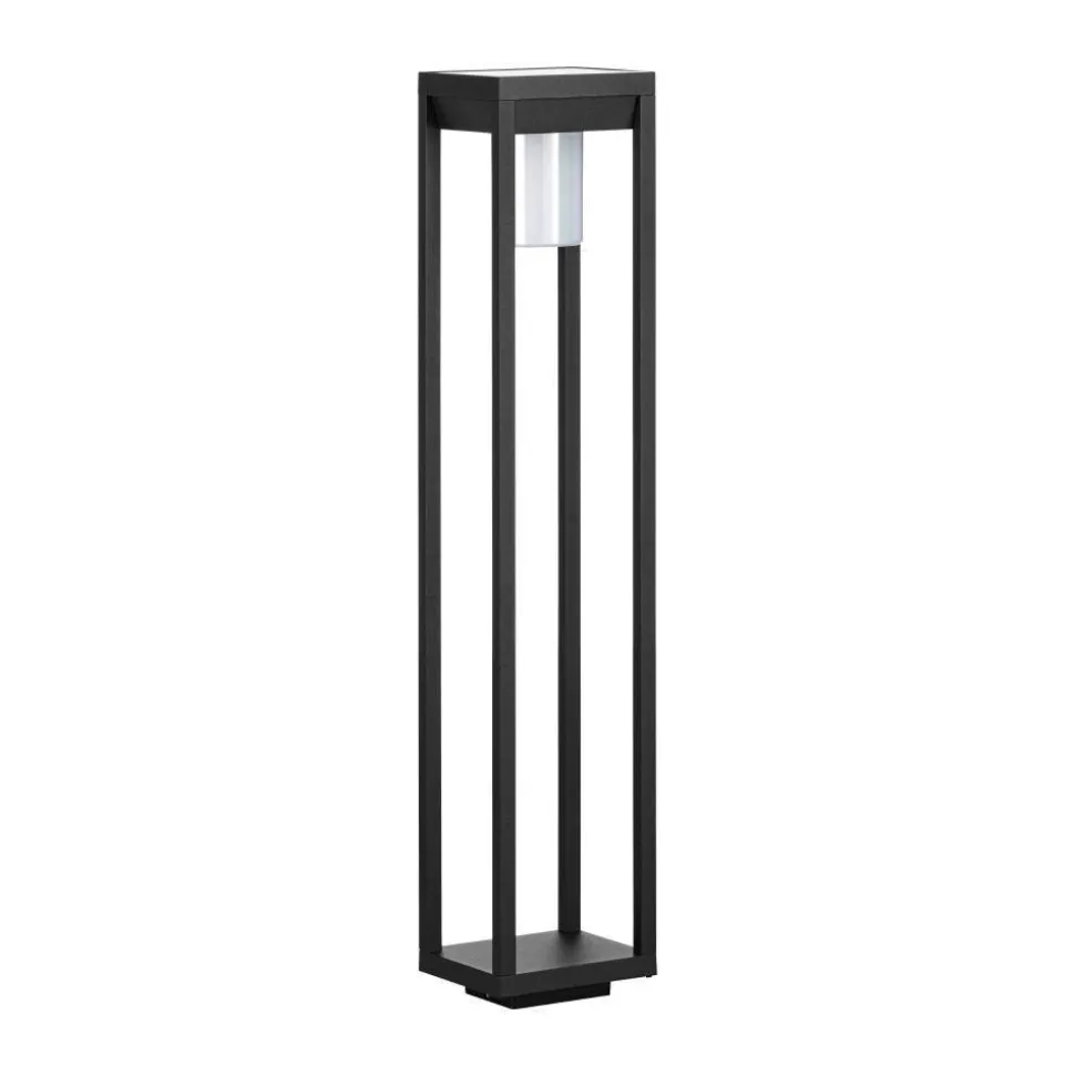 Lampe Solaires Eglo Martano Led Noir, 1 Lumiere, Detecteur De Mouvement