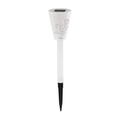 Lampe Solaires Eglo Shine Led Blanc, 1 Lumiere, Changeur De Couleurs