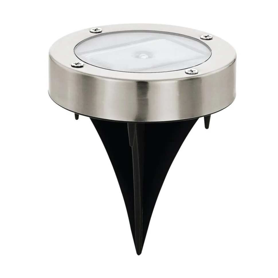 Lampe Solaires Eglo Spot Led Acier Inoxydable, Noir, 1 Lumiere