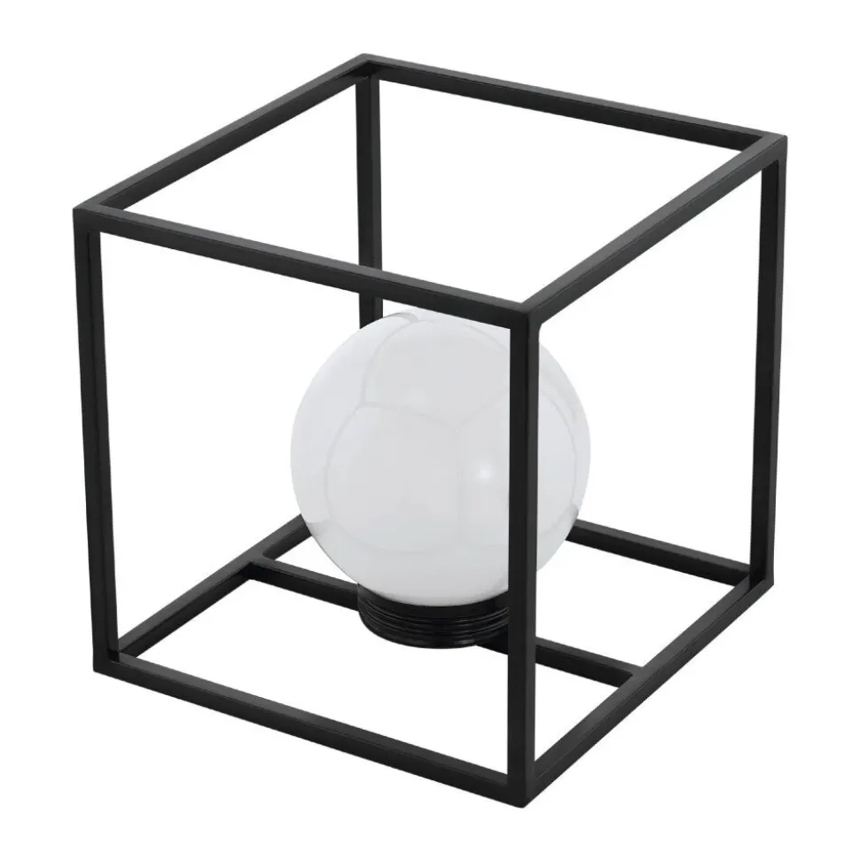 Lampe Solaires Eglo Square Led Noir, 1 Lumiere