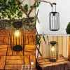 Lampe Solaires Klovsta Led Noir, 1 Lumiere