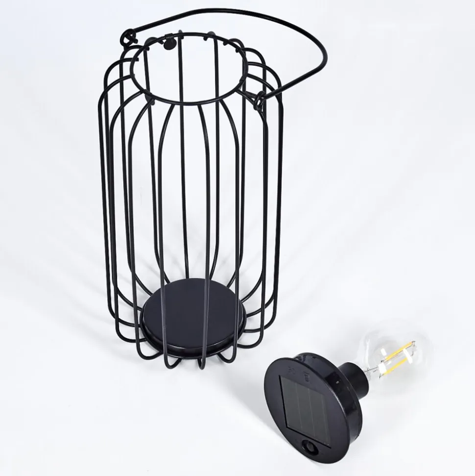 Lampe Solaires Klovsta Led Noir, 1 Lumiere