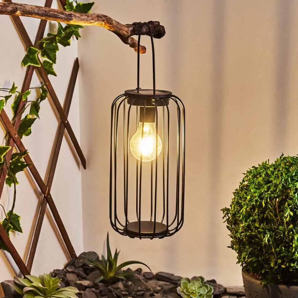 Lampe Solaires Klovsta Led Noir, 1 Lumiere