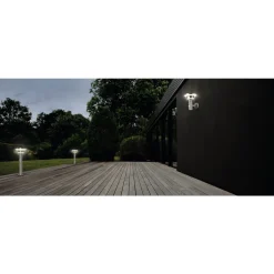 Lampe Solaires Ledvance Endura® Acier Inoxydable, 1 Lumiere, Detecteur De Mouvement