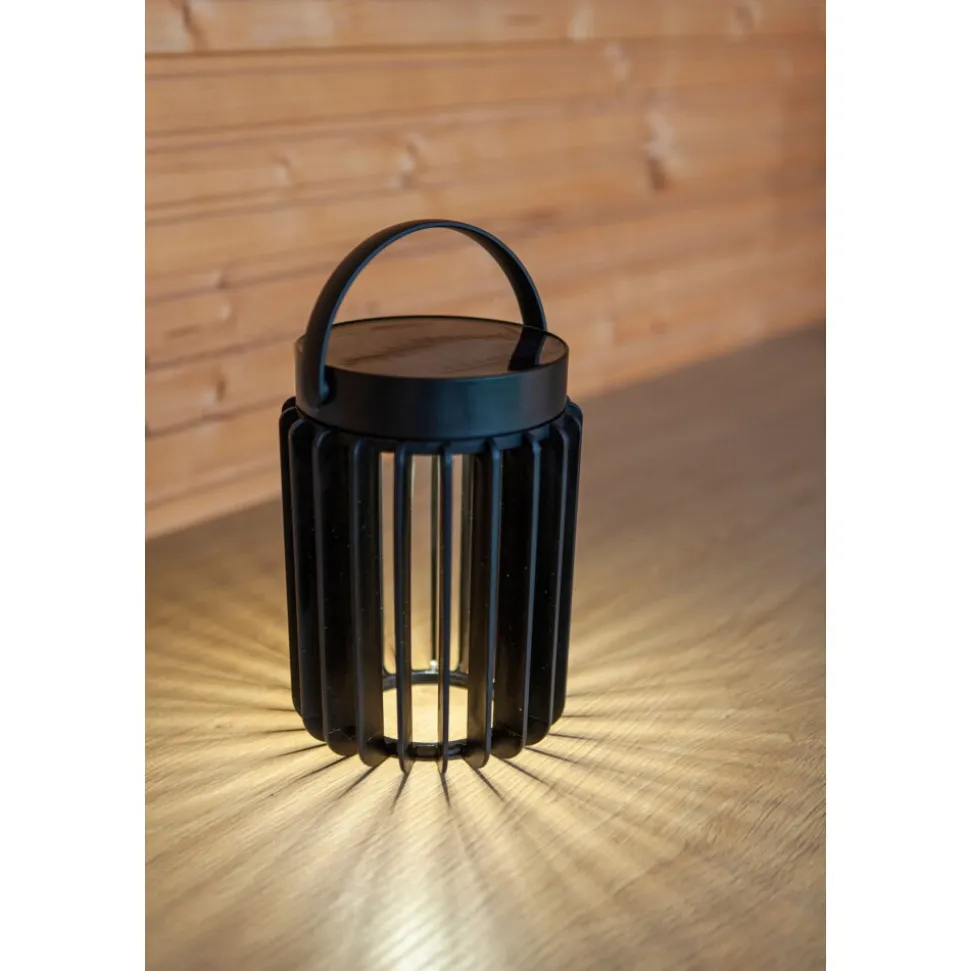 Lampe Solaires Lutec Kozy Led Noir, 1 Lumiere