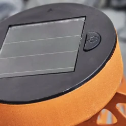 Lampe Solaires Mesan Led Orange, Rouille, Noir, 1 Lumiere