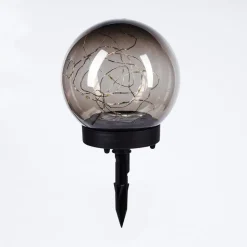 Lampe Solaires Pollenca Led Noir, 20 Lumieres