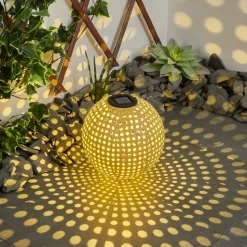 Lampe Solaires Revere Led Brun, Noir, 1 Lumiere