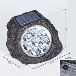 Lampe Solaires Sameo Led Brun, 8 Lumieres