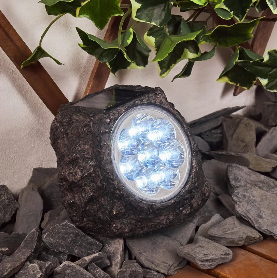 Lampe Solaires Sameo Led Brun, 8 Lumieres