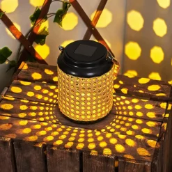 Lampe Solaires Sessivi Led Brun, Noir, 1 Lumiere