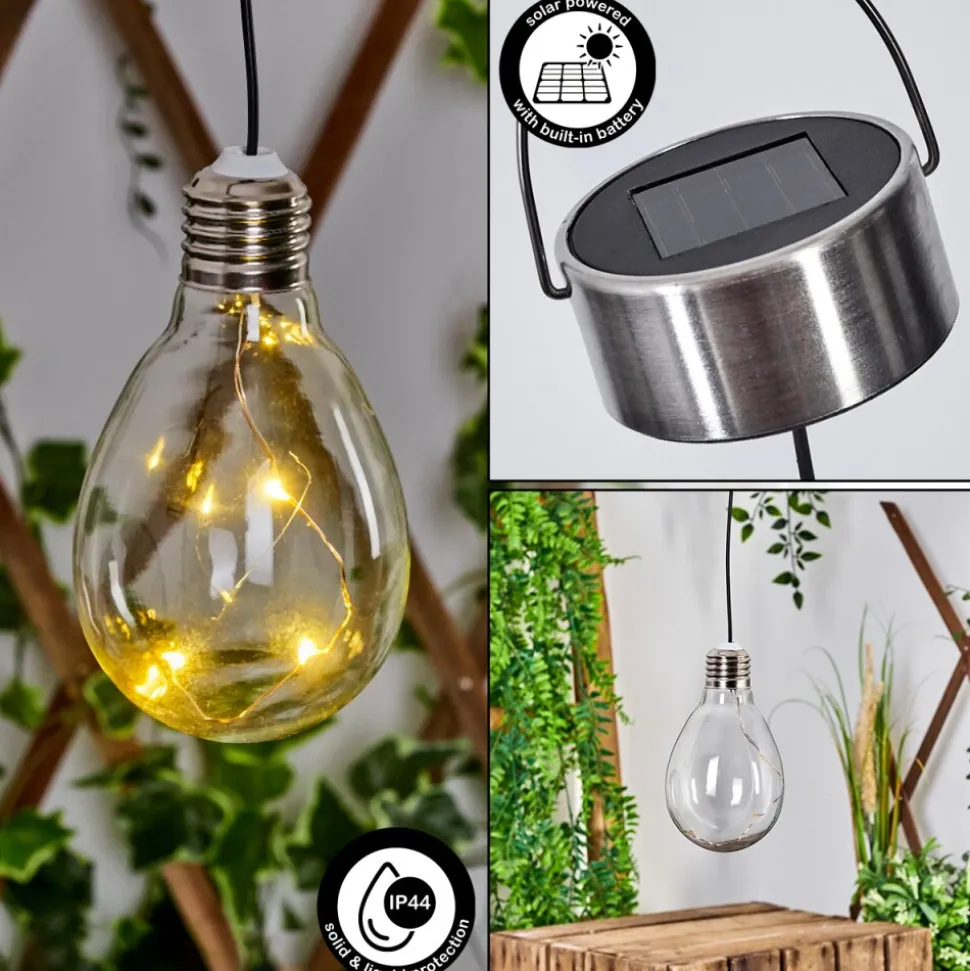 Lampe Solairetiltil Led Acier Inoxydable, 1 Lumiere