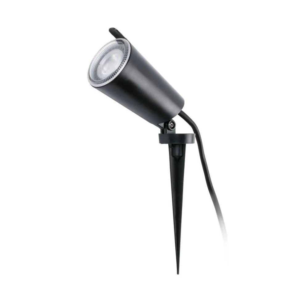 Lampe Sur Piquet Faro Barcelona Toni Noir, 1 Lumiere