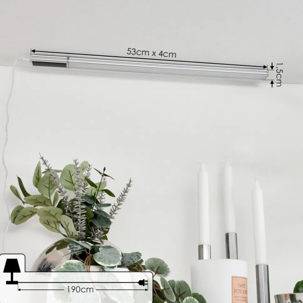 Lampes Pour Bandeauxraivo Led Noir, Argente, 1 Lumiere, Telecommandes, Changeur De Couleurs