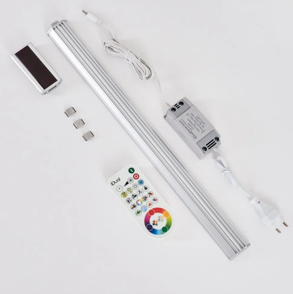 Lampes Pour Bandeauxraivo Led Noir, Argente, 1 Lumiere, Telecommandes, Changeur De Couleurs