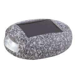 Lot De 3 Lampes Solaires Globo Led Gris, 1 Lumiere