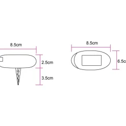 Lot De 3 Lampes Solaires Globo Led Gris, 1 Lumiere