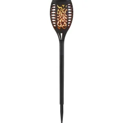 Lot De 3 Lampes Solaires Globo Sokaro Led Noir, 12 Lumieres