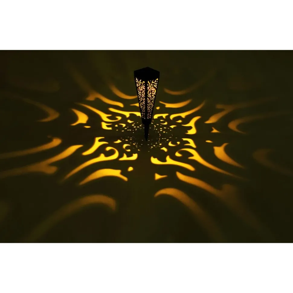Lot De 3 Lampes Solaires Globo Solar Led Noir, 1 Lumiere