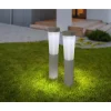Lot De 2 Lampes Solaires Globo Led Gris, 1 Lumiere