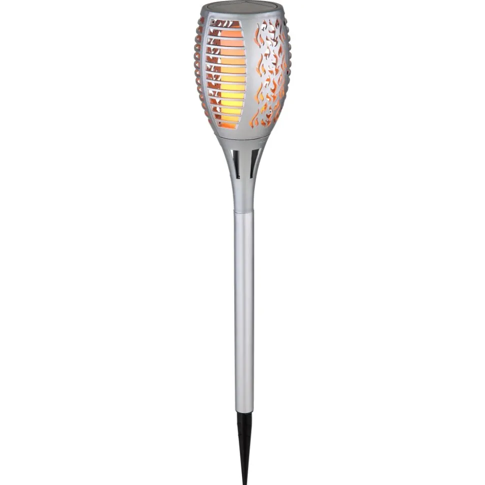 Luminaire Deco Globo Solar Led Argente, 36 Lumieres