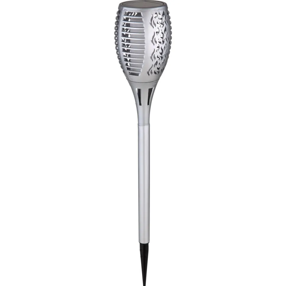 Luminaire Deco Globo Solar Led Argente, 36 Lumieres