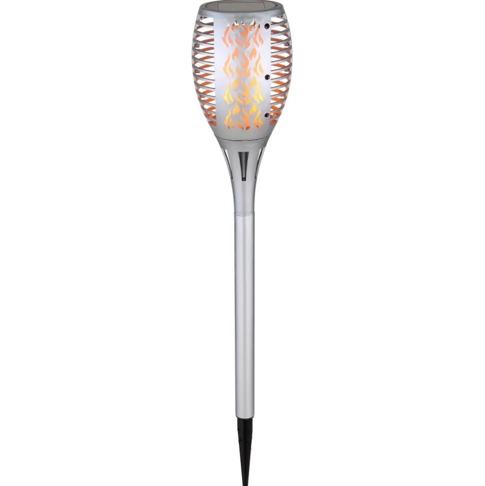 Luminaire Deco Globo Solar Led Argente, 36 Lumieres