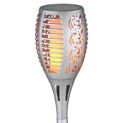 Luminaire Deco Globo Solar Led Argente, 36 Lumieres
