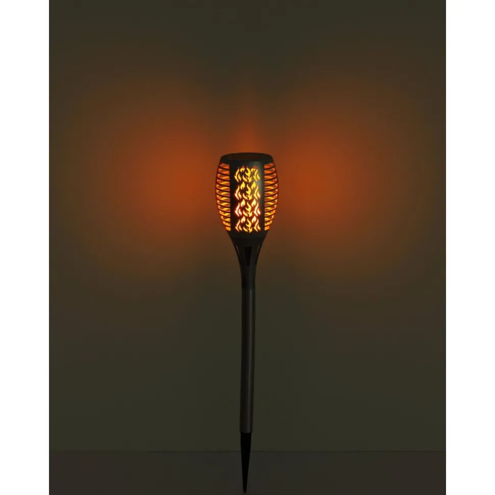 Luminaire Deco Globo Solar Led Argente, 36 Lumieres