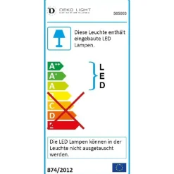 Luminaire Encastrable Au Plafond Deko Light Ev-Iv Led Argente, 1 Lumiere