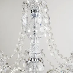 Lustre A 5 Lampes Transparent, 5 Lumieres