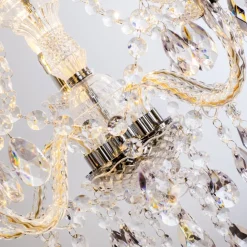 Lustre A 5 Lampes Transparent, 5 Lumieres