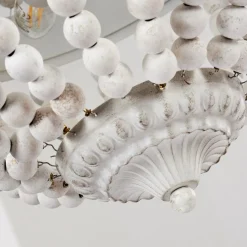 Lustre Ararat Blanc, 3 Lumieres