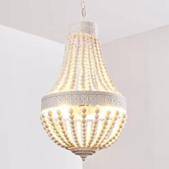 Lustre Ararat Blanc, 3 Lumieres