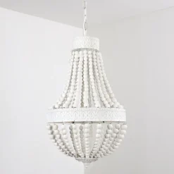 Lustre Ararat Blanc, 3 Lumieres