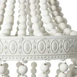 Lustre Brilliant Liba Blanc, 3 Lumieres