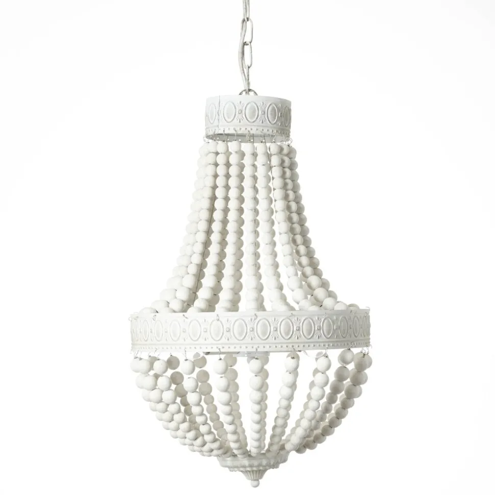 Lustre Brilliant Liba Blanc, 3 Lumieres