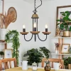 Lustre Cassague Noir, 3 Lumieres