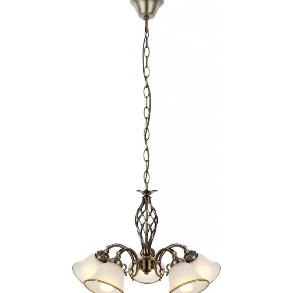 Lustre Globo Blanc, 5 Lumieres
