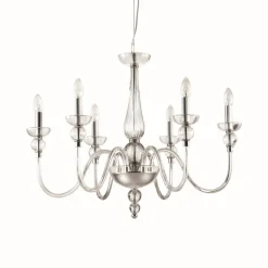 Lustre Ideal Lux Doge Chrome, 6 Lumieres