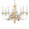 Lustre Ideal Lux Firenze Blanc, 8 Lumieres