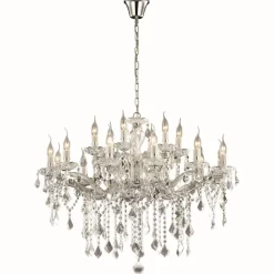 Lustre Ideal Lux Florian Chrome, 18 Lumieres