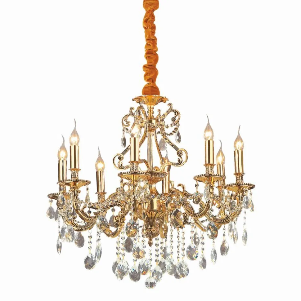 Lustre Ideal Lux Gioconda Transparent, 8 Lumieres