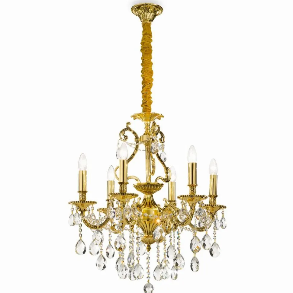 Lustre Ideal Lux Gioconda Transparent, 6 Lumieres
