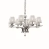 Lustre Ideal Lux Pegaso Blanc, 8 Lumieres