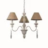 Lustre Ideal Lux Provence Blanc, 3 Lumieres