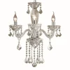 Lustre Ideal Lux Tiepolo Chrome, Aspect Cristal, 3 Lumieres